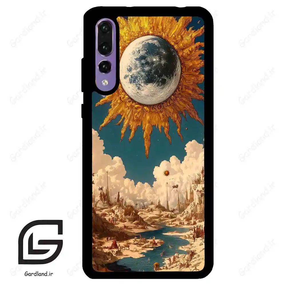 قاب گوشی هوآوی P20 پرو (Huawei P20 Pro ) طرح خورشید کد 2694