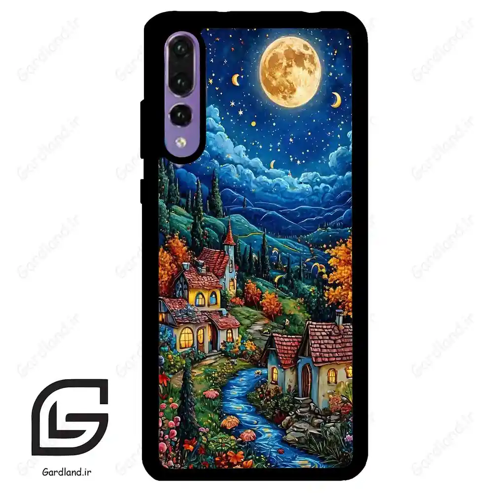 قاب گوشی هوآوی P20 پرو (Huawei P20 Pro ) طرح دهکده کد 2732