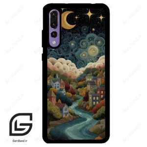 قاب گوشی هوآوی P20 پرو (Huawei P20 Pro ) طرح دهکده کد 2736
