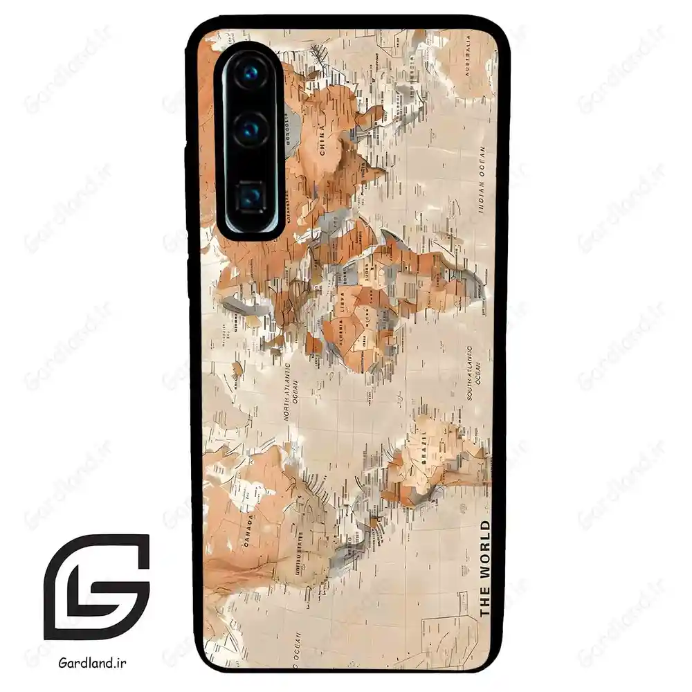 قاب گوشی هوآوی P30 (Huawei P30 ) طرح نقشه کد 2187