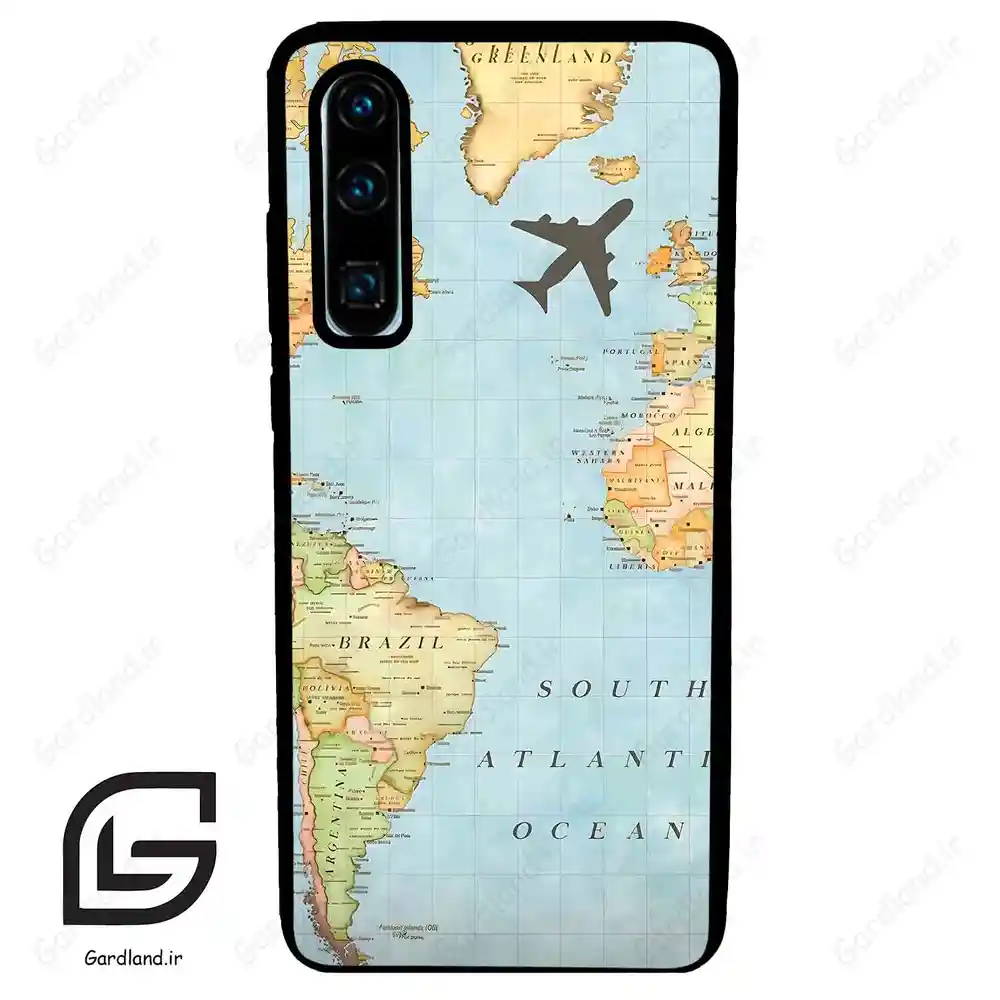 قاب گوشی هوآوی P30 (Huawei P30 ) طرح نقشه کد 2243