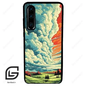 قاب گوشی هوآوی P30 (Huawei P30 ) طرح ابرنگی کد 2491