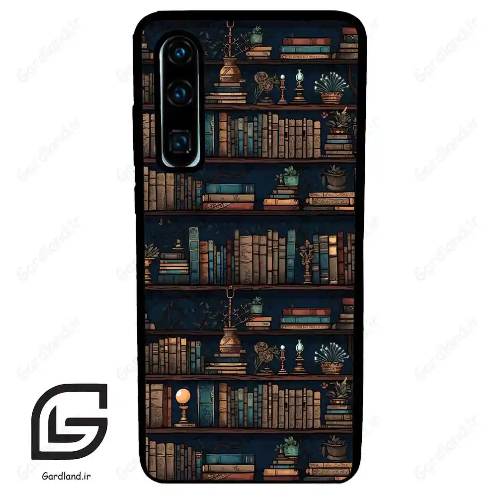 قاب گوشی هوآوی P30 (Huawei P30 ) طرح کتابخانه کد 2536