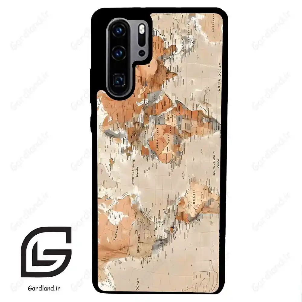 قاب گوشی هوآوی P30 پرو (Huawei P30 Pro ) طرح نقشه کد 2187