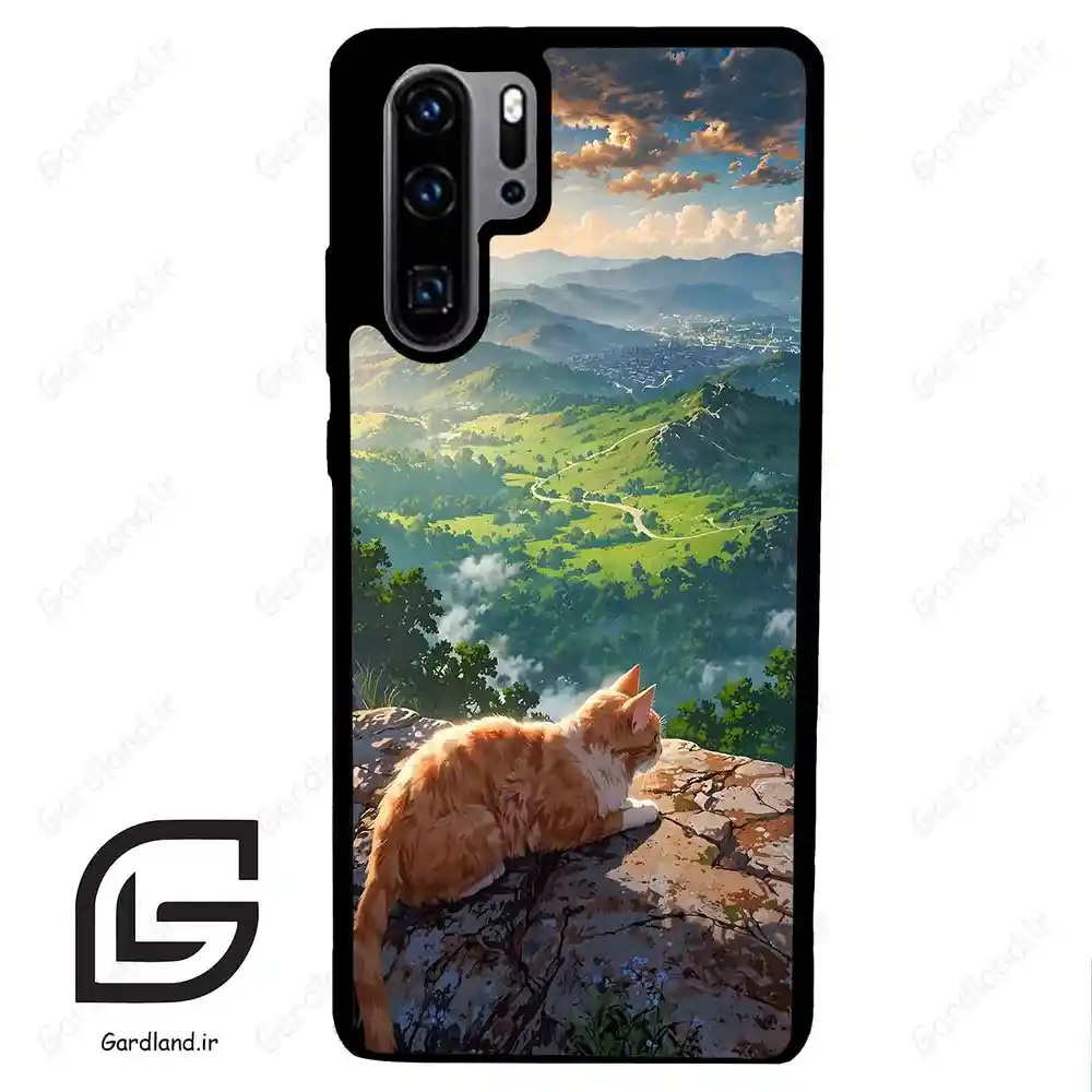 قاب گوشی هوآوی P30 پرو (Huawei P30 Pro ) طرح گربه کد 2203