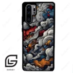 قاب گوشی هوآوی P30 پرو (Huawei P30 Pro ) طرح ابرنگی کد 2448