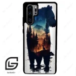 قاب گوشی هوآوی P30 پرو (Huawei P30 Pro ) طرح خرس کد 2449