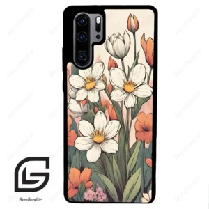قاب گوشی هوآوی P30 پرو (Huawei P30 Pro ) طرح گل کد 2475