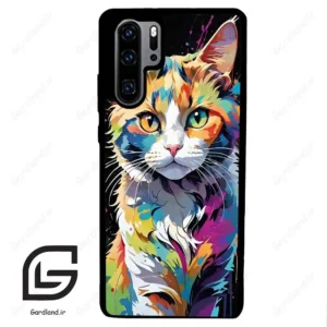 قاب گوشی هوآوی P30 پرو (Huawei P30 Pro ) طرح گربه کد 2483