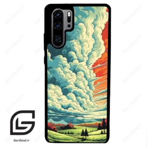 قاب گوشی هوآوی P30 پرو (Huawei P30 Pro ) طرح ابرنگی کد 2491