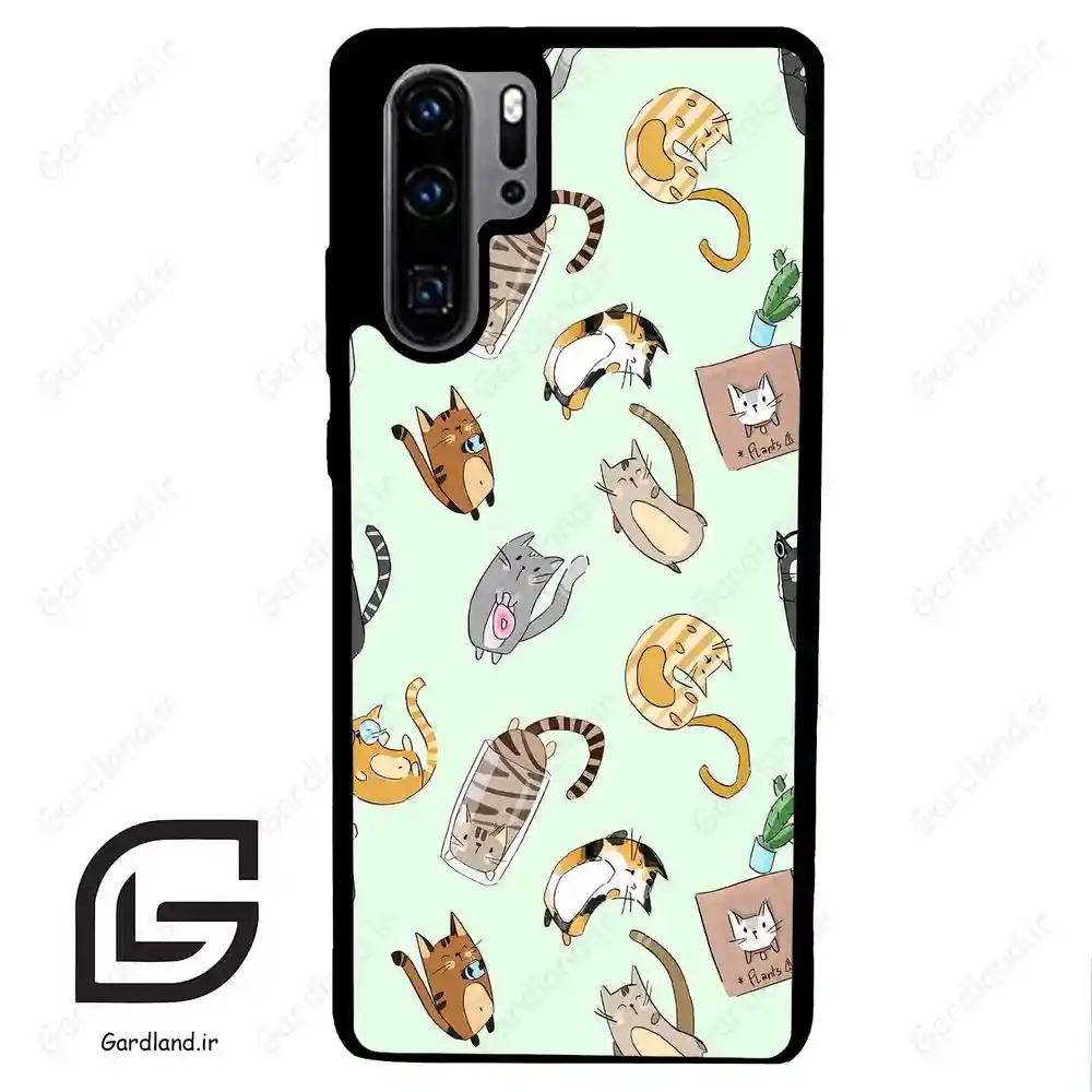 قاب گوشی هوآوی P30 پرو (Huawei P30 Pro ) طرح گربه کد 2622