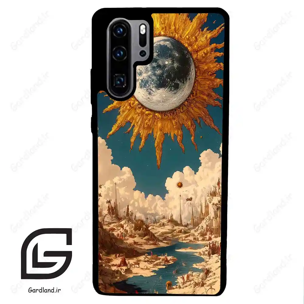 قاب گوشی هوآوی P30 پرو (Huawei P30 Pro ) طرح خورشید کد 2694