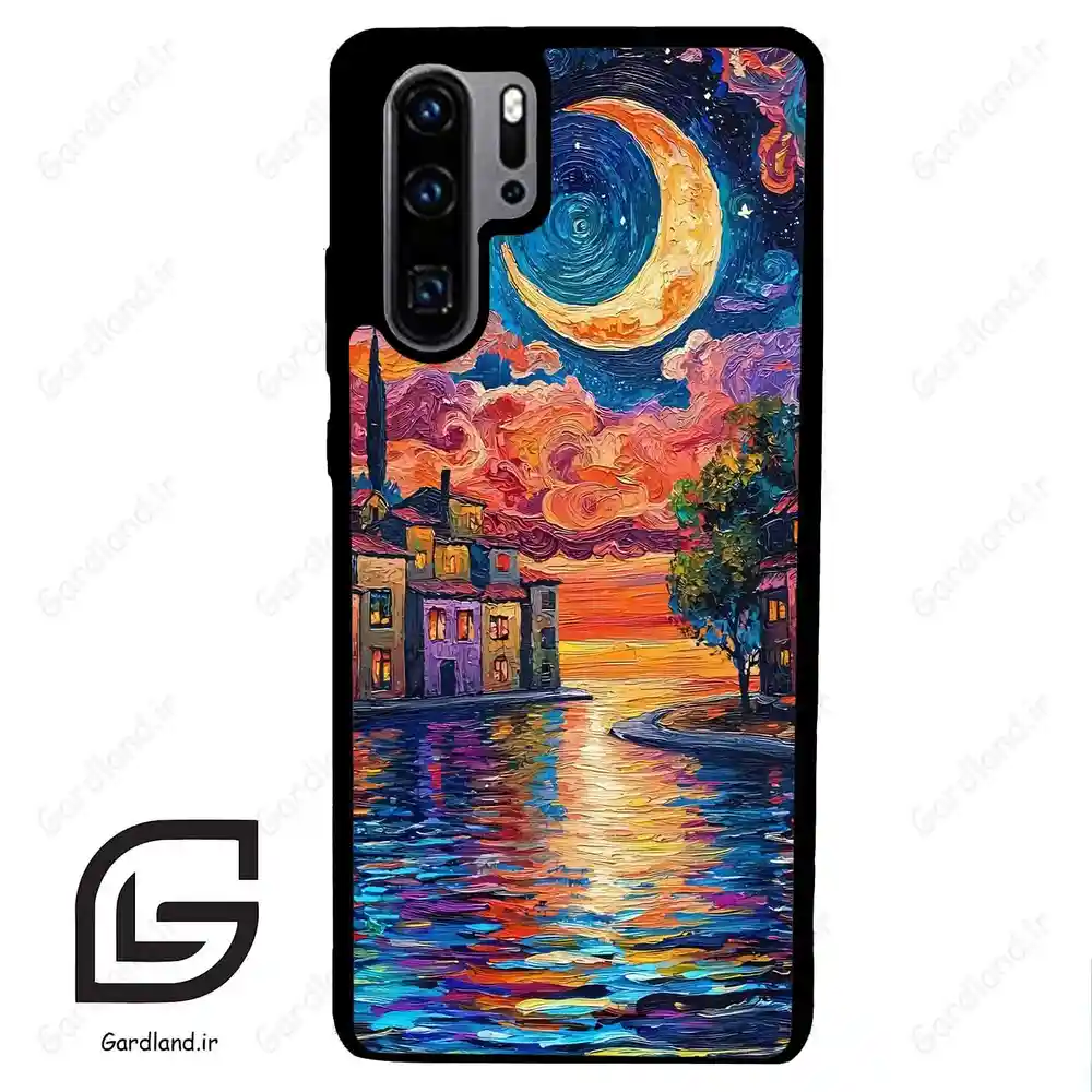 قاب گوشی هوآوی P30 پرو (Huawei P30 Pro ) طرح ماه کد 2699