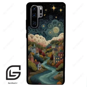قاب گوشی هوآوی P30 پرو (Huawei P30 Pro ) طرح دهکده کد 2736