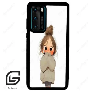 قاب گوشی هوآوی P40 (Huawei P40 ) طرح دخترانه کد 2054