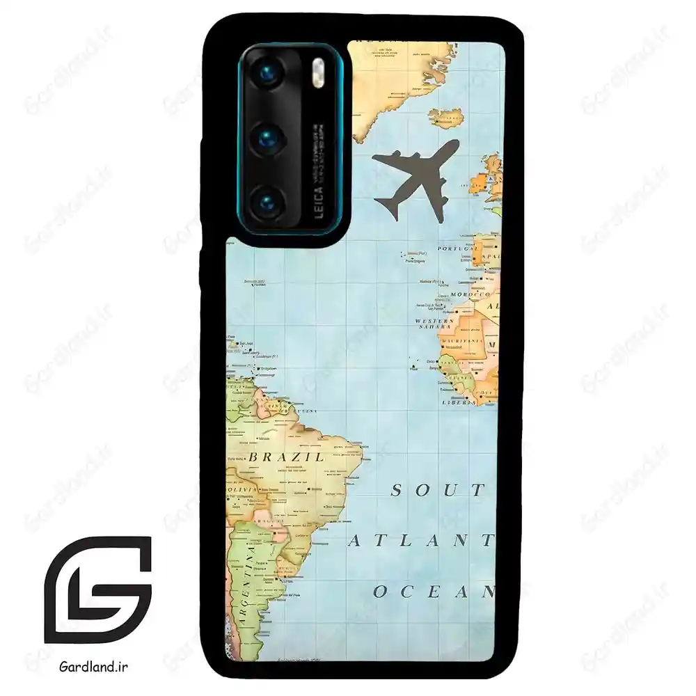 قاب گوشی هوآوی P40 (Huawei P40 ) طرح نقشه کد 2243