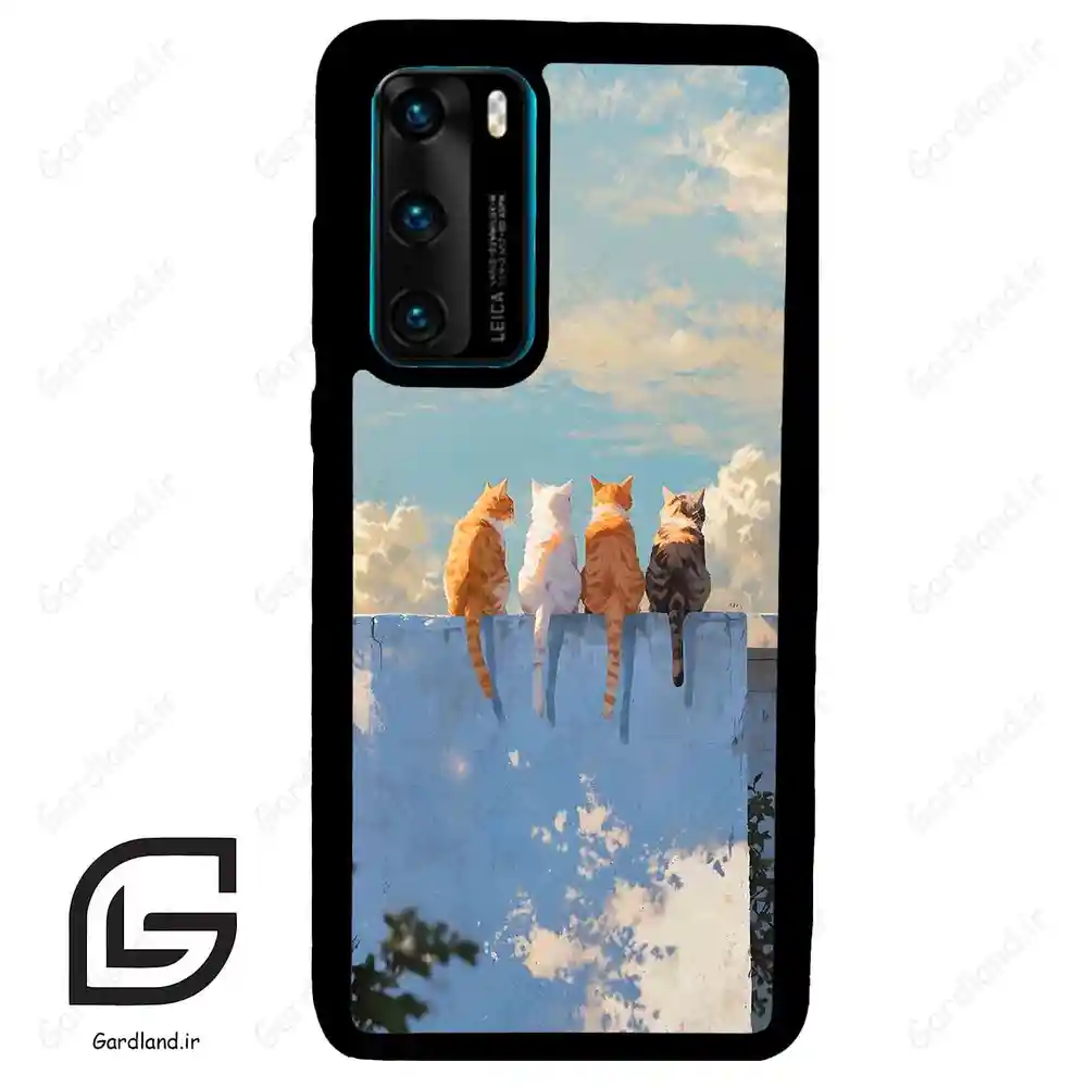 قاب گوشی هوآوی P40 (Huawei P40 ) طرح گربه کد 2367