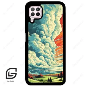 قاب گوشی هوآوی P40 لایت (Huawei P40 Lite ) طرح ابرنگی کد 2491