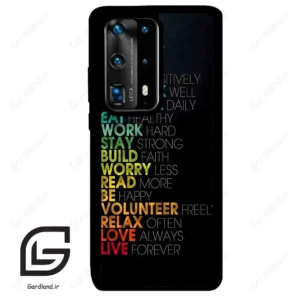 قاب گوشی هوآوی P40 پرو پلاس (Huawei P40 Pro Plus ) طرح متن کد 2332