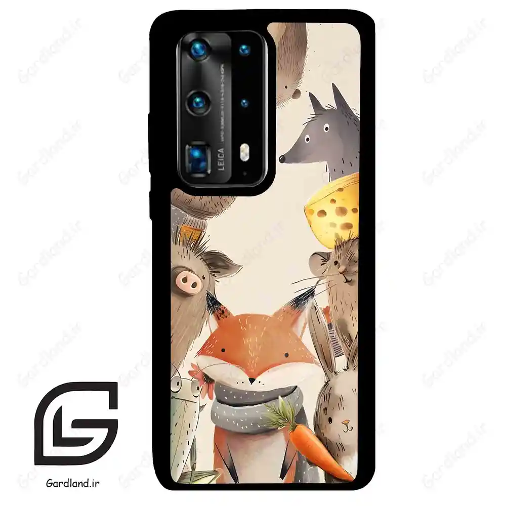 قاب گوشی هوآوی P40 پرو پلاس (Huawei P40 Pro Plus ) طرح حیوانات کد 2338