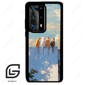 قاب گوشی هوآوی P40 پرو پلاس (Huawei P40 Pro Plus ) طرح گربه کد 2367