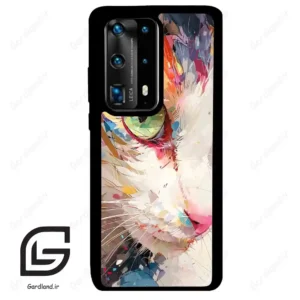 قاب گوشی هوآوی P40 پرو پلاس (Huawei P40 Pro Plus ) طرح گربه کد 2437