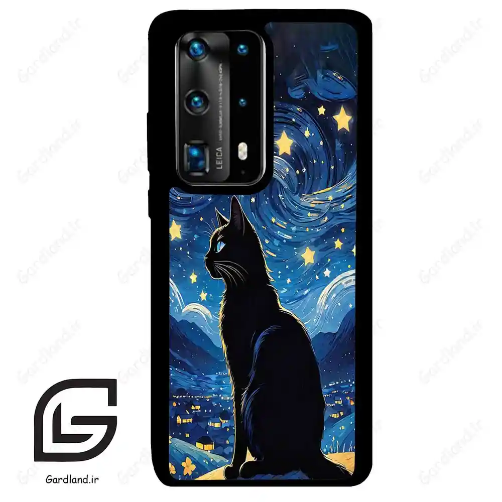 قاب گوشی هوآوی P40 پرو پلاس (Huawei P40 Pro Plus ) طرح گربه کد 2438