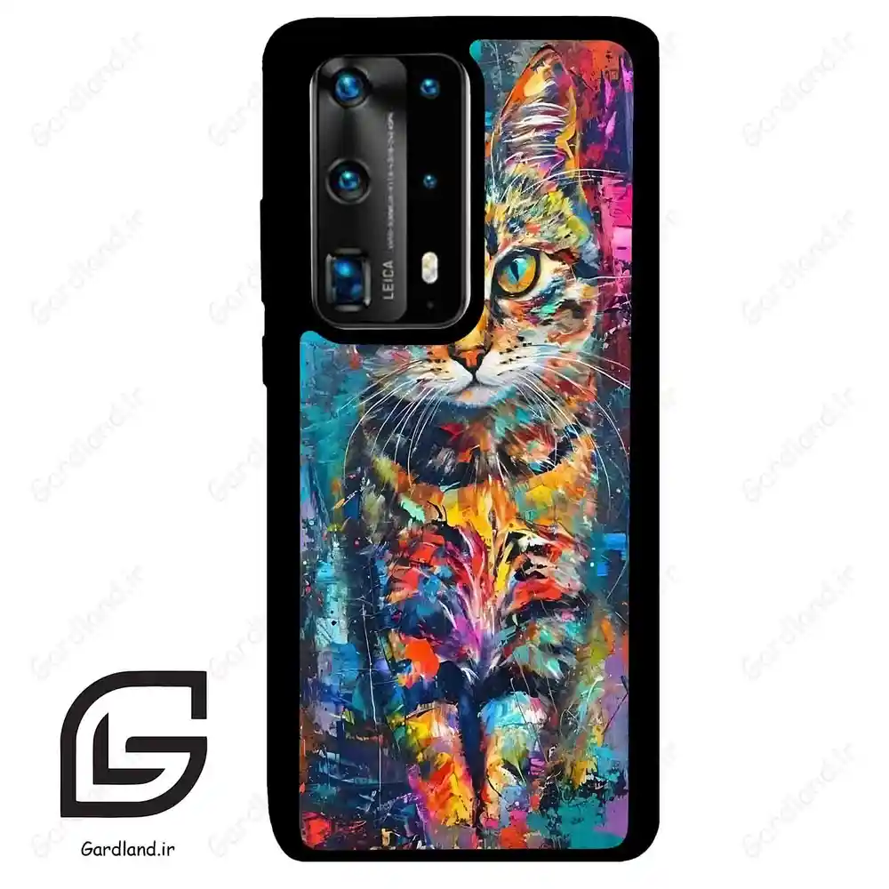 قاب گوشی هوآوی P40 پرو پلاس (Huawei P40 Pro Plus ) طرح گربه کد 2488