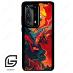 قاب گوشی هوآوی P40 پرو پلاس (Huawei P40 Pro Plus ) طرح ابرنگی کد 2490