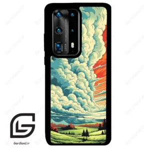 قاب گوشی هوآوی P40 پرو پلاس (Huawei P40 Pro Plus ) طرح ابرنگی کد 2491