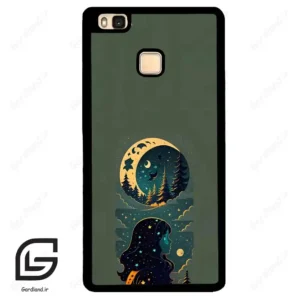 قاب گوشی هوآوی P9 لایت (Huawei P9 Lite ) طرح ماه کد 2267