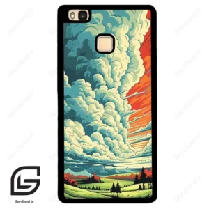 قاب گوشی هوآوی P9 لایت (Huawei P9 Lite ) طرح ابرنگی کد 2491