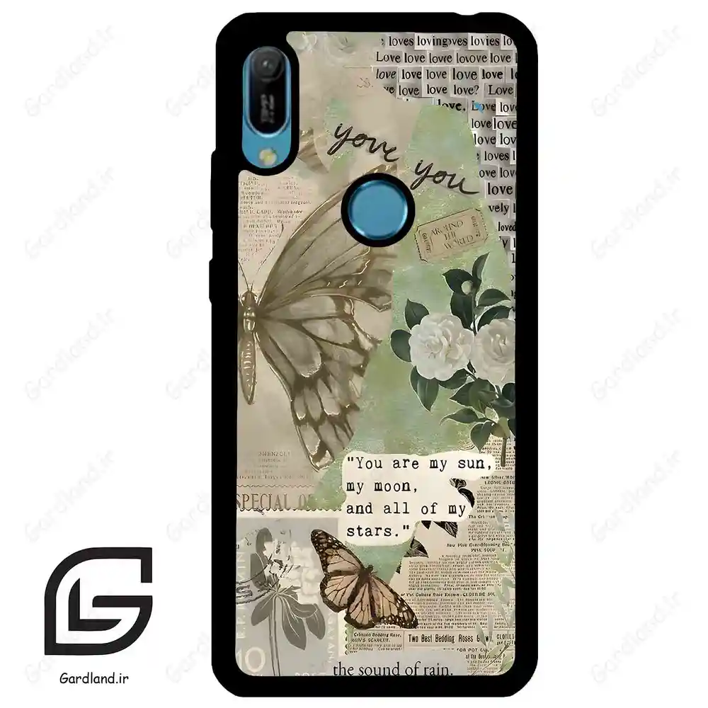 قاب گوشی هوآوی Y6 2019 (Huawei Y6 2019 ) طرح پروانه کد 2244