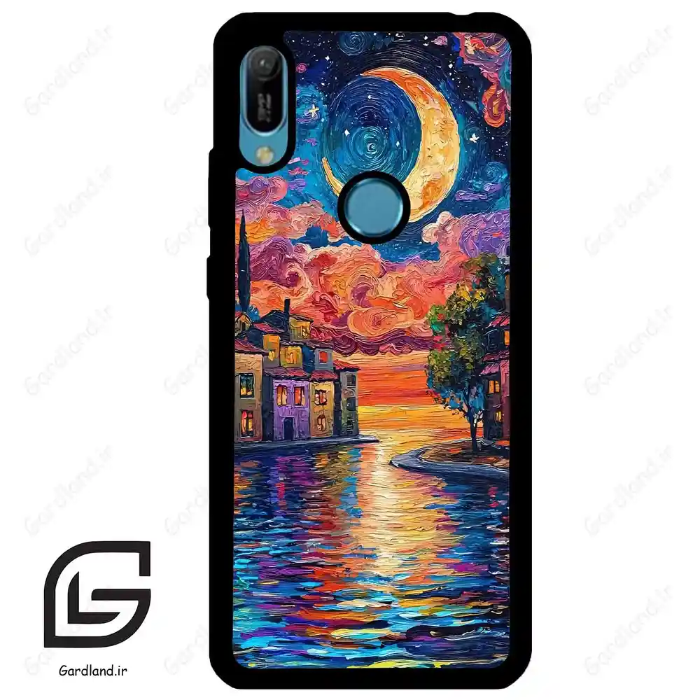 قاب گوشی هوآوی Y6 2019 (Huawei Y6 2019 ) طرح ماه کد 2699
