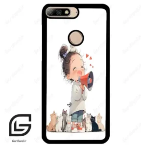 قاب گوشی هوآوی Y7 2018 (Huawei Y7 2018 ) طرح دخترانه کد 2027