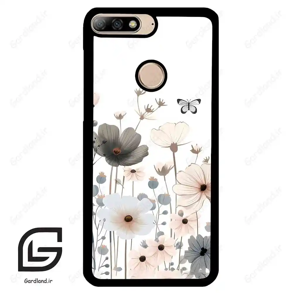 قاب گوشی هوآوی Y7 2018 (Huawei Y7 2018 ) طرح گل کد 2081