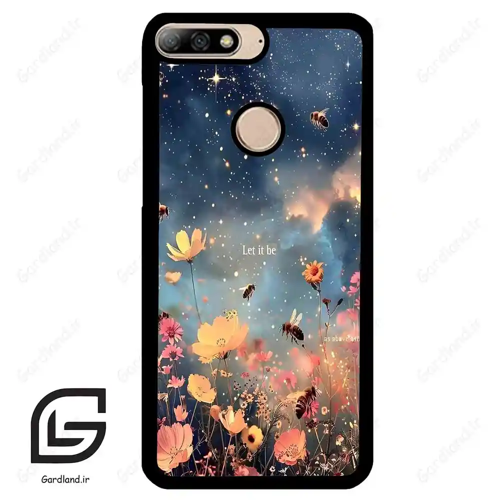 قاب گوشی هوآوی Y7 2018 (Huawei Y7 2018 ) طرح گل کد 2322