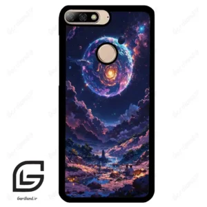 قاب گوشی هوآوی Y7 2018 (Huawei Y7 2018 ) طرح ماه کد 2344