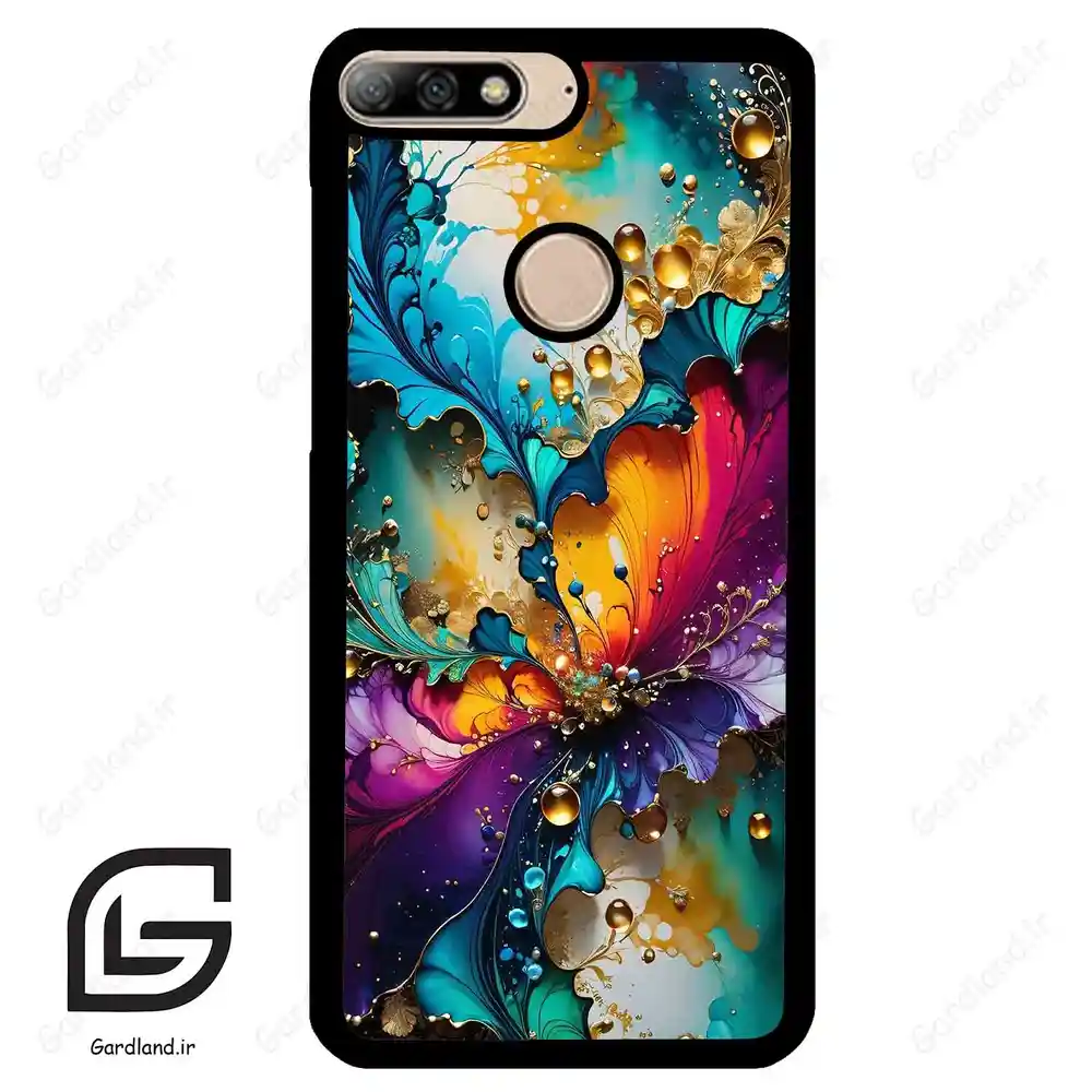 قاب گوشی هوآوی Y7 2018 (Huawei Y7 2018 ) طرح ابرنگی کد 2447