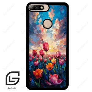 قاب گوشی هوآوی Y7 2018 (Huawei Y7 2018 ) طرح گل کد 2466