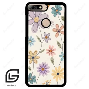 قاب گوشی هوآوی Y7 2018 (Huawei Y7 2018 ) طرح گل کد 2587