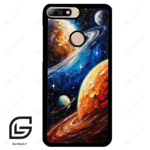 قاب گوشی هوآوی Y7 2018 (Huawei Y7 2018 ) طرح زحل کد 2765