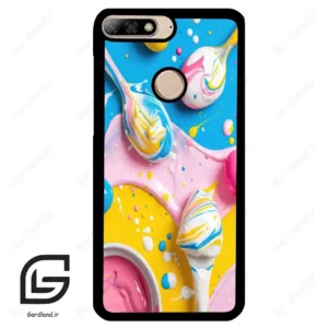 قاب گوشی هوآوی Y7 2018 (Huawei Y7 2018 ) طرح رنگارنگ کد 2793