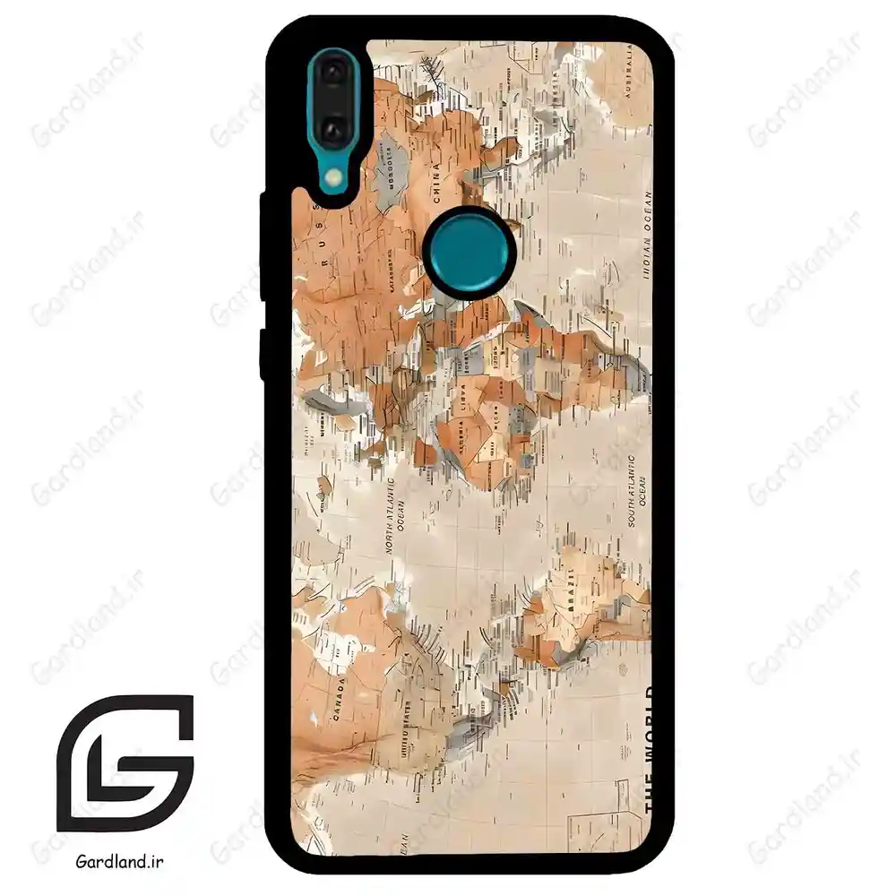 قاب گوشی هوآوی Y8S / Y9 2019 (Huawei Y8S = Y9 2019 ) طرح نقشه کد 2187