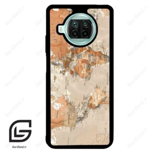 قاب گوشی شیائومی 10 تی لایت (Mi 10T Lite ) طرح نقشه کد 2187