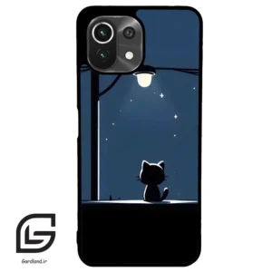 قاب گوشی شیائومی 11 لایت (Mi 11 Lite ) طرح گربه کد 2098