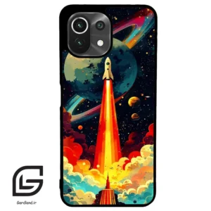 قاب گوشی شیائومی 11 لایت (Mi 11 Lite ) طرح موشک کد 2463