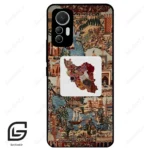 قاب گوشی شیائومی 12 لابت (Mi 12 Lite ) طرح نقشه ایران کد 2287