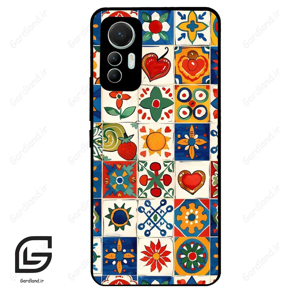 قاب گوشی شیائومی 12 لابت (Mi 12 Lite ) طرح کاشی کد 2594