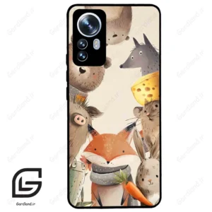قاب گوشی شیائومی 12 پرو (Mi 12 Pro ) طرح حیوانات کد 2338